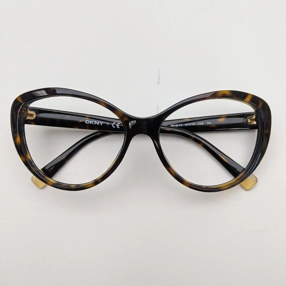 🕶️Frame only! DKNY DY4084 3016/13 Cat Eye Butterfly Sunglasses 57/16-135/JLE644​